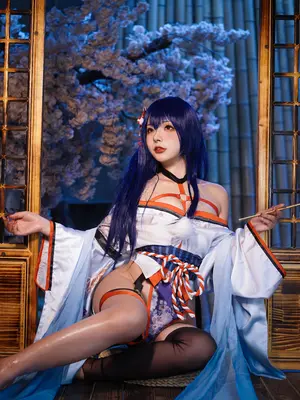 Yuuhui Yuhui No.28 Mako-Oil Oil trên kimono