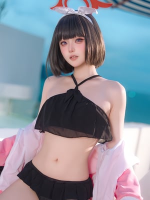 Yuyu Azure Archives Áo tắm trắng thật Jingshan