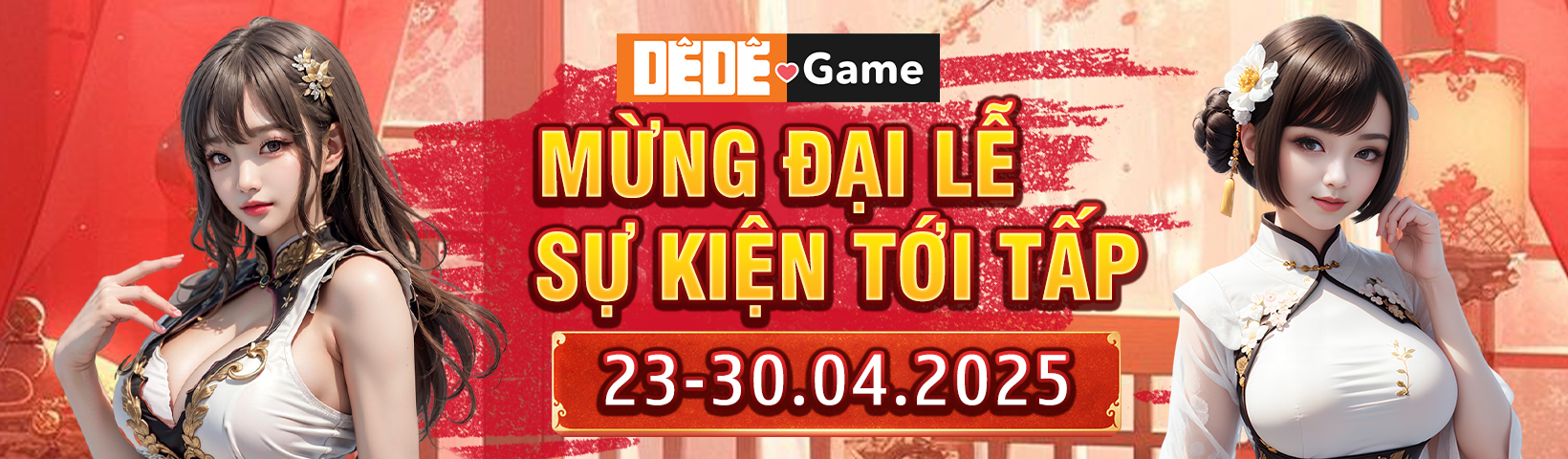 DêDê Game mừng lễ – Sự kiện tới tấp!
