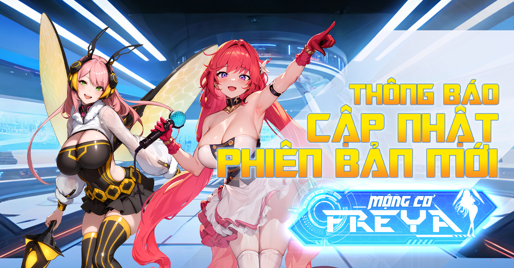 Thông báo cập nhật phiên bản mới game Freya Mộng Cơ